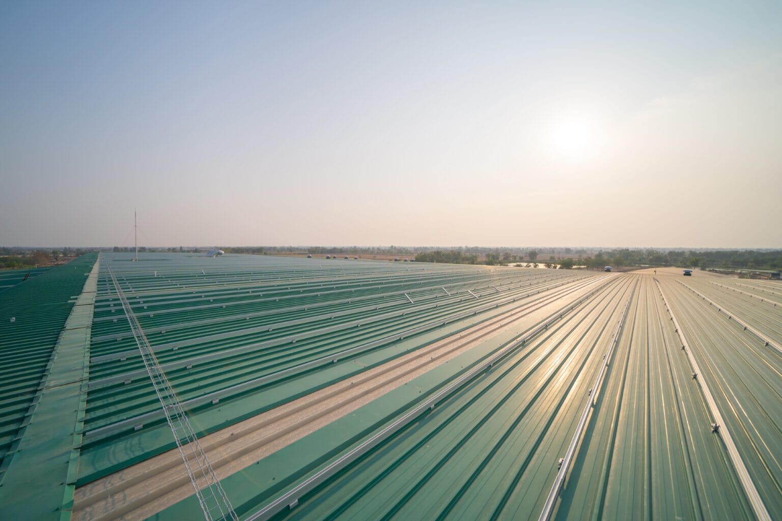 Imperméabilisation metal sheet corrugated roof on rooftop of industry 2024 10 18 10 08 30 utc Custom